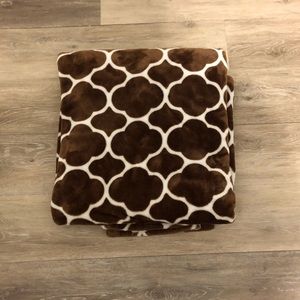 Brown Throw / Plush Blanket